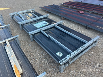 Quantity of (100) Kaijian K0311B Galvalume Corrugated 10 ft Steel Sheets
