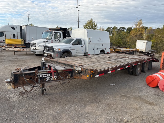 2014 Fellings Trailers FT-20-2 LP 25 ft T/A Equipment Trailer