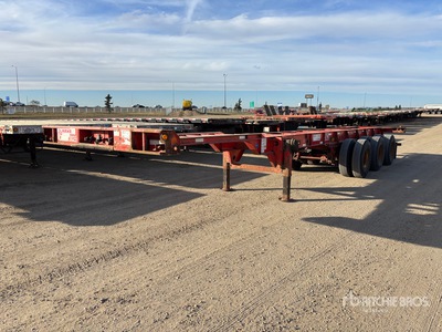 2007 Hyundai 40 ft Tri/A Extendable Container Trailer