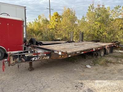 2014 Fellings Trailers FT-20-2 LP 25 ft T/A Przyczepa do sprzętu