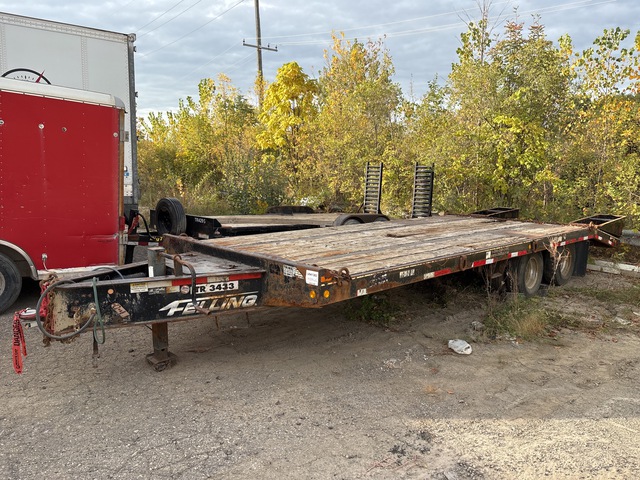 2014 Fellings Trailers FT-20-2 LP 25 ft T/A Equipment Trailer