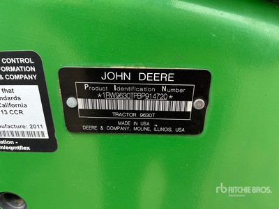 2011 John Deere 9630T Track Tractor