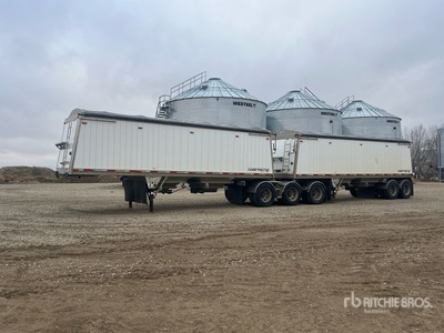 2014 Lode King 28 ft Tri/A Super B-Train Lead Grain Trailer
