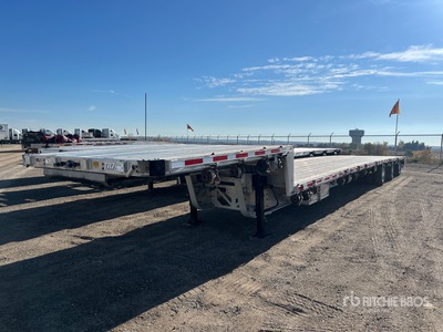 2016 Trail King TK85AACS 53 ft Tri/A Single Drop Stufendeck-Anhänger
