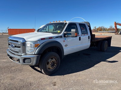 2015 Ford F-550 XLT 4x4 Crew Cab Camion à Plateau