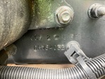 Frame Stamp Serial Number/VIN Photo