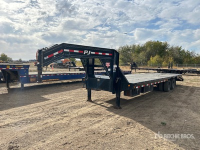 2020 PJTM 28 ft T/A Gooseneck Equipment Trailer