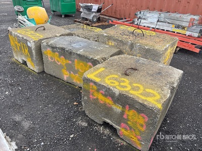 Quantity of (5) Concrete Blocs