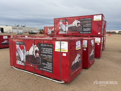 2025 Arctic Shelter 150 Ft x 50Ft x 26 Ft Peak Double Truss Magazzino (Unused)