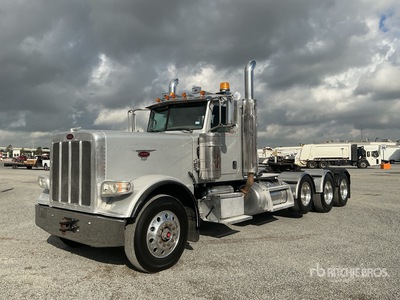 2013 Peterbilt 389 8x4 Tri/A Day Cab Truck Tractor