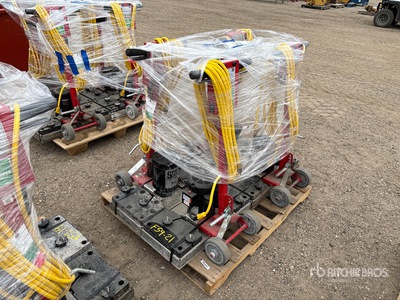 Quantity of (4) SQUARE SCR EBG28 Walk-Behind Floor Scrubber