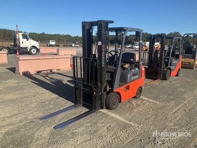 2015 Toyota 7FGCSU20 4800 lb Cushion Tire Forklift