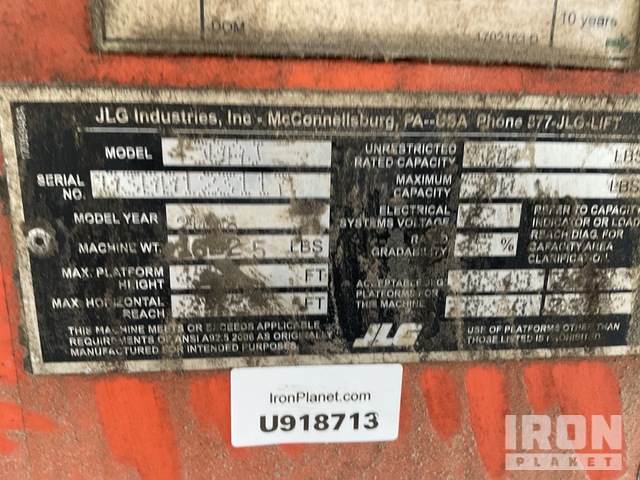 ELEVADOR ARTICULADO 2008 JLG 4WD 450AJ