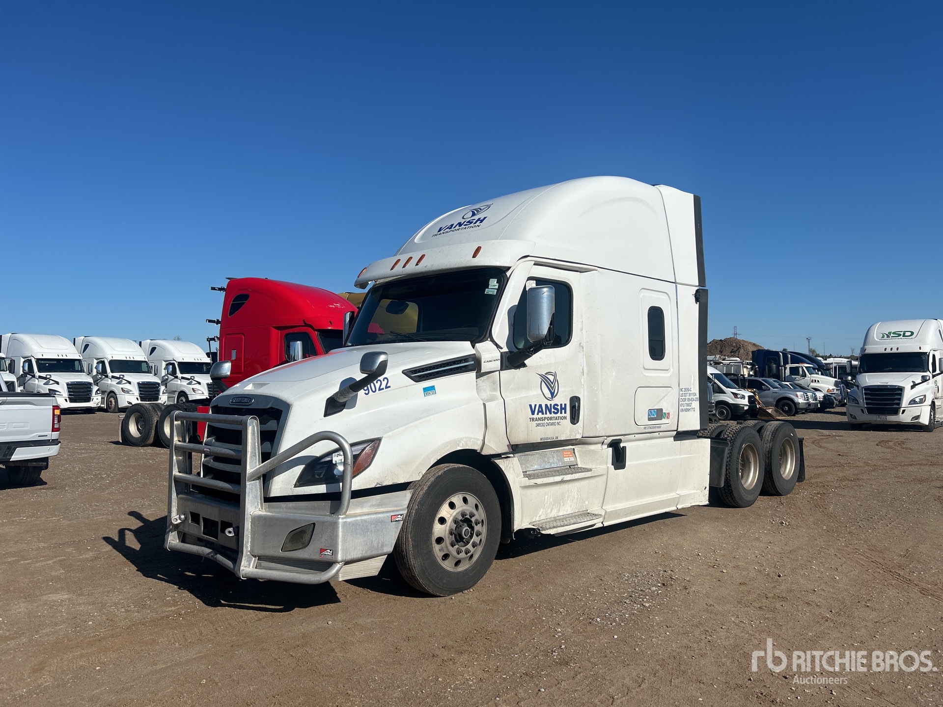2022 Freightliner Cascadia 126 6x4 T/A Sleeper Truck Tractor