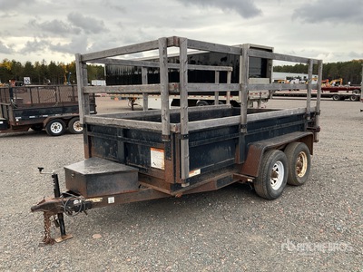 2014 Carry On 12 ft T/A Remolque Ligero de Volteo