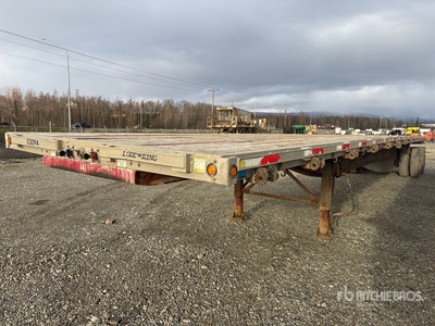 2009 Lode King 48 ft T/A フラットベッドトレーラー