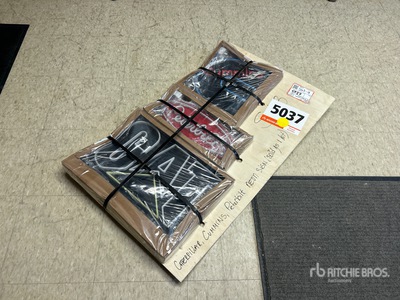 Quantity of Caterpillar, Cummins, Peterbilt Neon Signs (Unused)