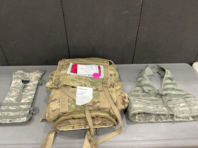 (88) Hydration System Carriers, (30) Fighting Load Carriers & Assorted Items