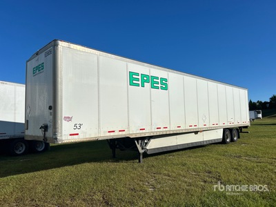 2016 Wabash DVCVHPC 53 ft x 102 in T/A Van Trailer