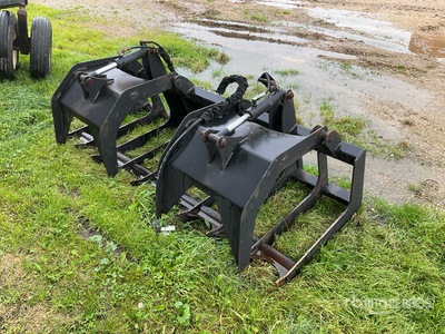 Brute 80 in Skeleton Kompaktlader-Greifschaufel