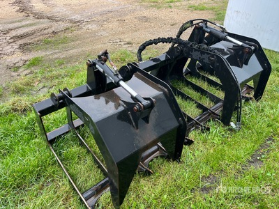 Brute 80 in Skeleton Skid Steer Grapple Bucket