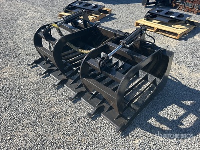 66 in Rock Skid Steer Grapple