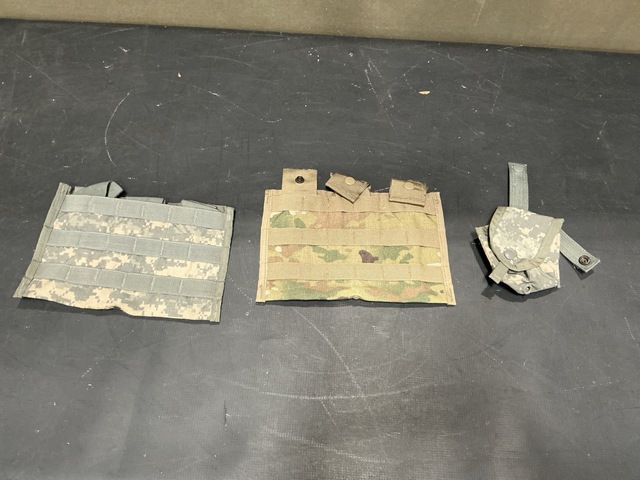 (107) M4 Three Mag Pouches, (357) Hand Grenade Pouches & Assorted Items