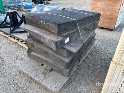 Quantity of (10) 5 ft Rubber Sea Can/Curb Ramps
