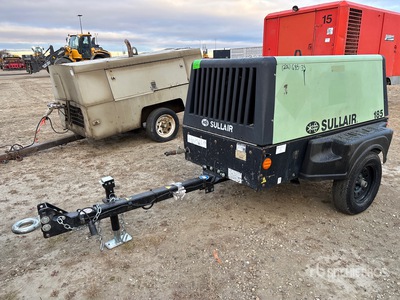 2014 Sullair 185DPQ 185 cfm Mobile Air Compressor