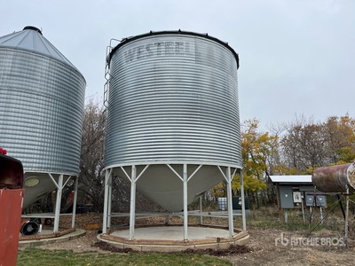 Westeel 4 Ring Hopper Grain Bin