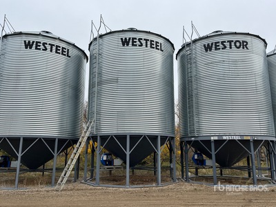 Westeel 5 Ring Hopper Grain Bin