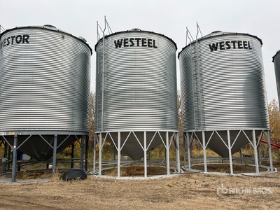 Westeel 5 Ring Hopper Grain Bin
