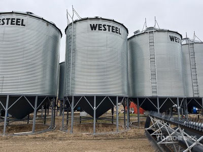 Westeel 5 Ring Hopper Grain Bin