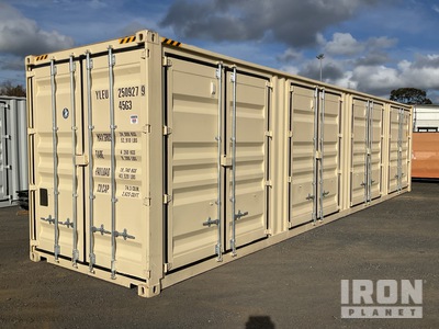 2025 40 ft High Cube Multi-Door Storage Container