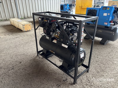 2025 30 cfm Skid-Mounted 40 gal ضاغط هوائي (Unused)