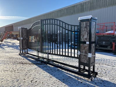 2025 Suihe NFG-20FGP-E 20 ft Bi-Parting Driveway Gate (Unused)