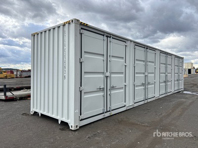 2025 40 ft High Cube Multi-Door Storage Container