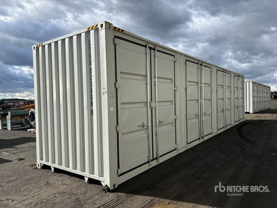 2025 40 ft High Cube Multi-Door Storage Container