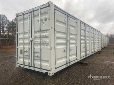 2025 40 ft High Cube Multi-Door Storage Container