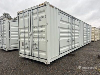2025 40 ft High Cube Multi-Door Storage Container