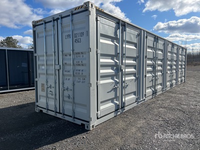 2025 40 ft High Cube Multi-Door Storage Container