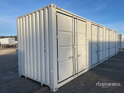 2025 40 ft High Cube Multi-Door Storage Container