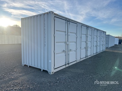 2025 40 ft High Cube Multi-Door Storage Container
