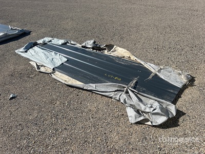 Quantity of 144 in X 37 in Corrugated Steel Sheets