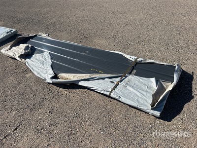 Quantity of 144 in X 37 in Corrugated Steel Sheets