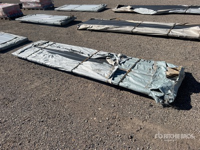 144 in X 37 in Corrugated Steel Sheets