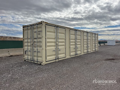 2025 40 ft High Cube Multi-Door Storage Container