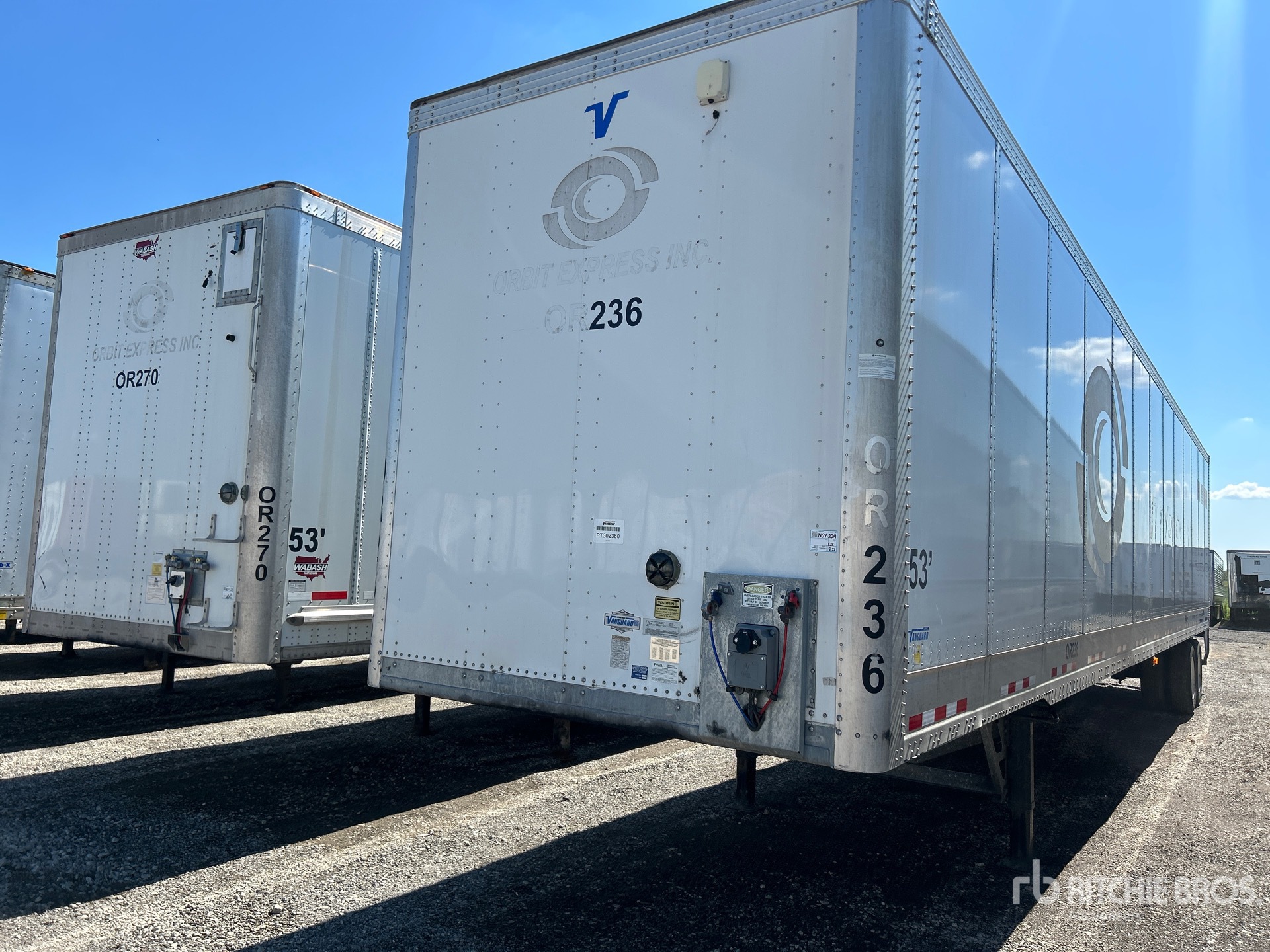 2023 Vanguard VXP 53 ft x 102 in T/A Van Trailer
