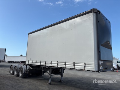 2018 Vawdrey 6.2 m Tri/A B-Double Lead Remorque pour rideaux latéraux