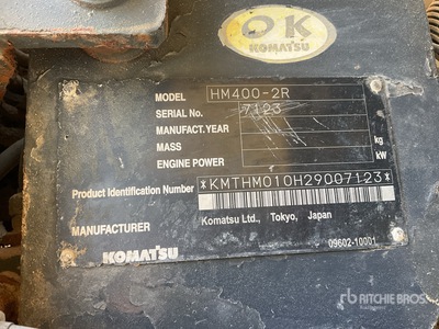 2011 Komatsu HM400-2R Articulated Dump Truck